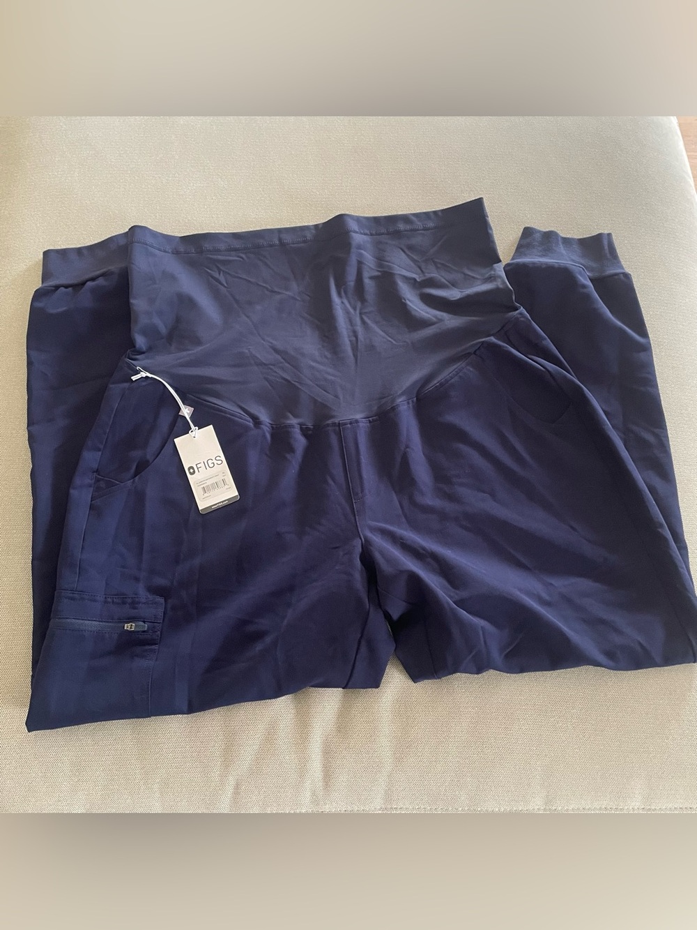FIGS Navy Maternity Scrub Pants size XL